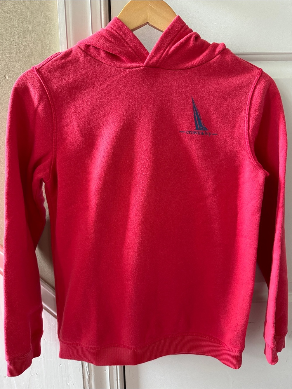 Crown & Ivy Kids Red Hooded Sweatshirt